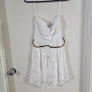 Charlotte Russe White Strapless Dress